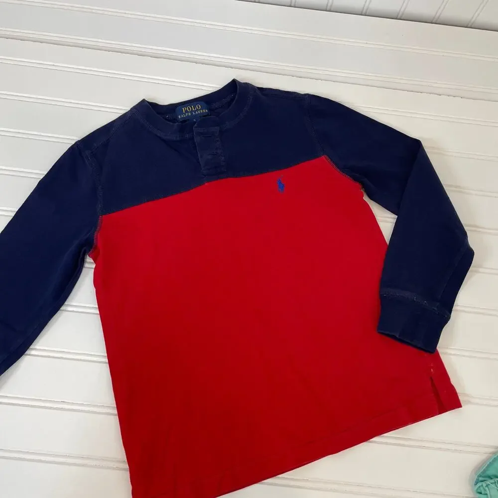 Ralph Lauren & Jacadi Boys Long Sleeve Shirt & Pants Size 5